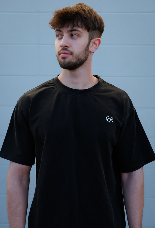 Relentless Oversized Gym Tee — back view