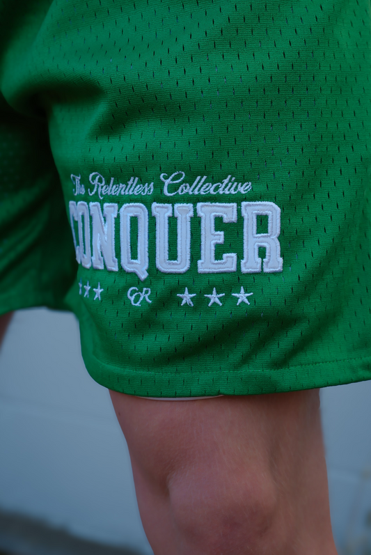Conquer Basketball Shorts detail of soft built-in liner
