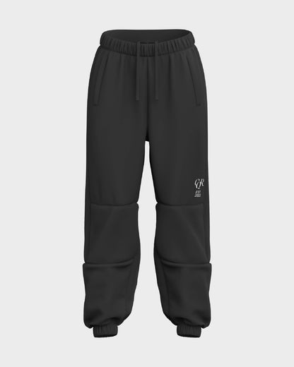 Conquer Relaxed Joggers in black — front view