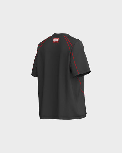 Conquer Oversized Shirt fabric and stitching detail