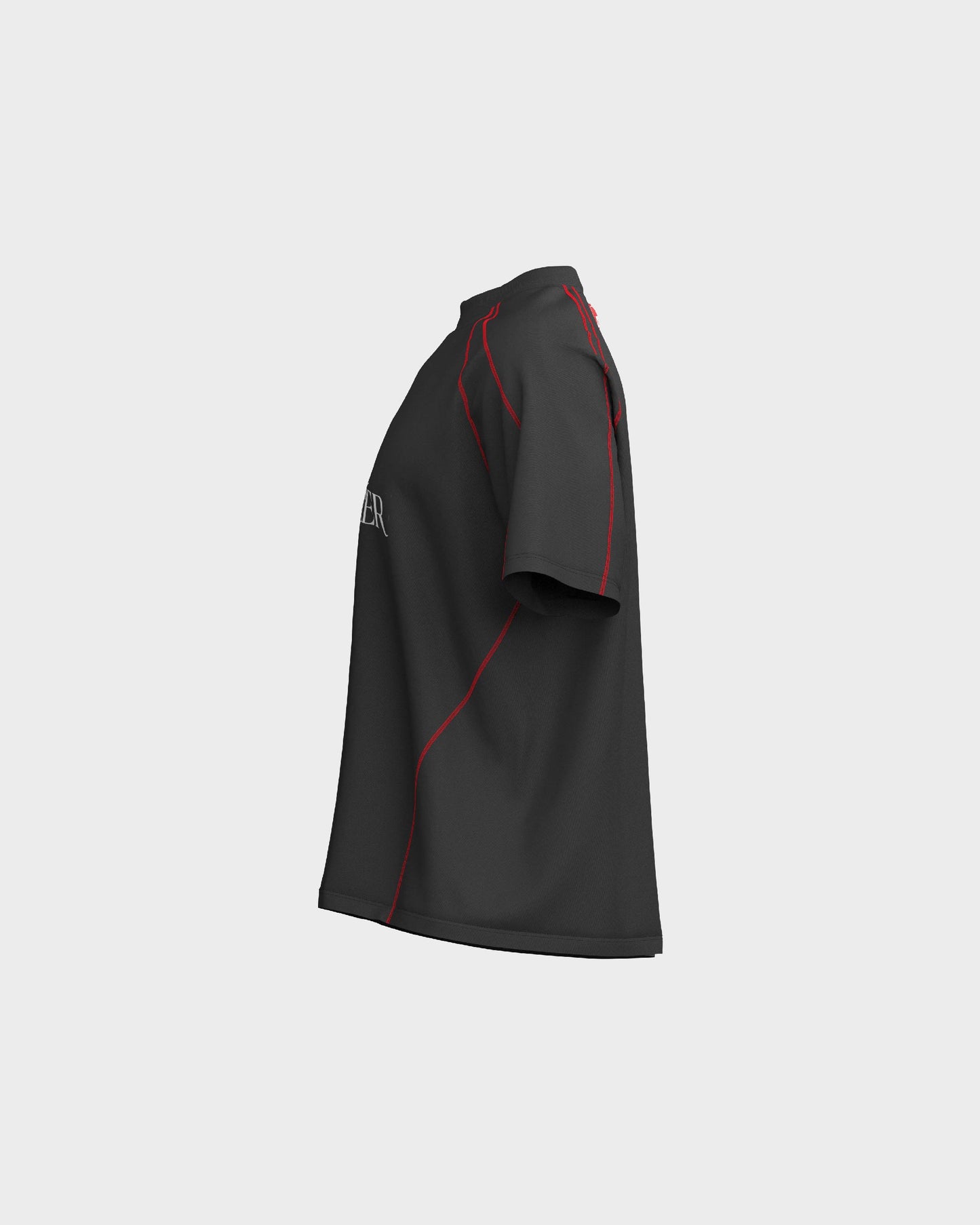 Conquer Oversized Shirt — side profile